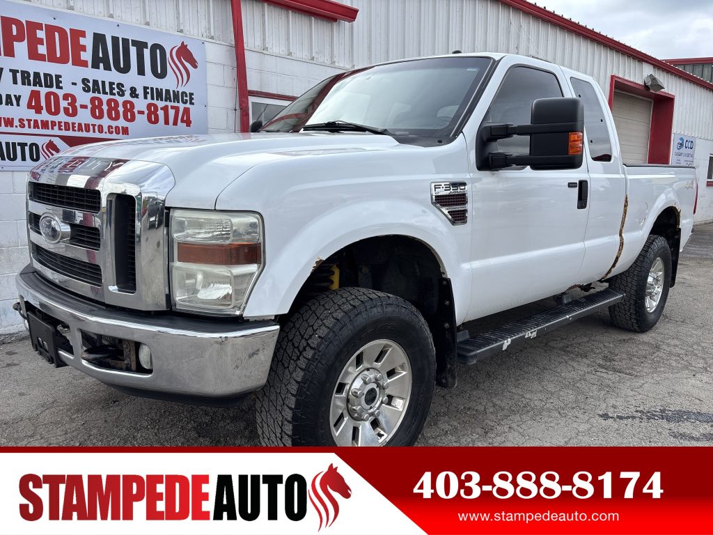 2008 Ford Super Duty F-350 SRW XLT | 6.4L DIESEL | 4X4 | SUPERCAB | LEATHER HEATED SEATS | Stampede Auto