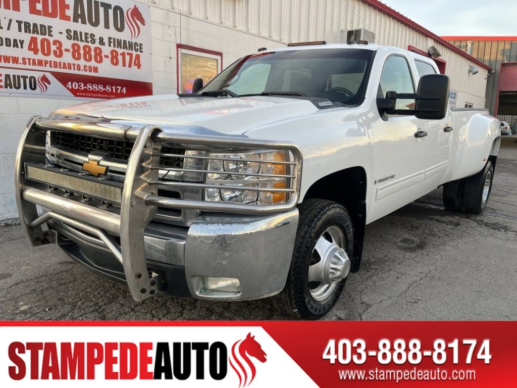 2009 Chevrolet Silverado 3500HD DUALLY DURAMAX 6.6L DIESEL 4X4 8 FOOT BED CREW CAB | Stampede Auto