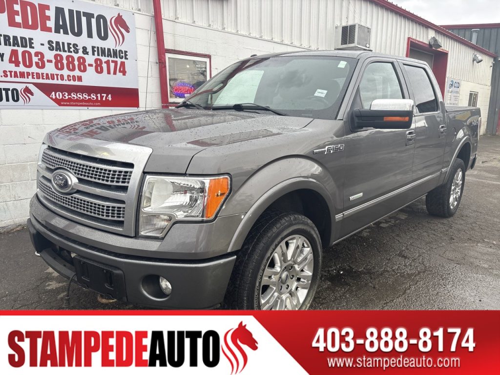 2012 Ford F-150 Platinum | 4X4 | LEATHER | SUNROOF | ECOBOOST | TONNEAU | HEATED SEATS | Stampede Auto
