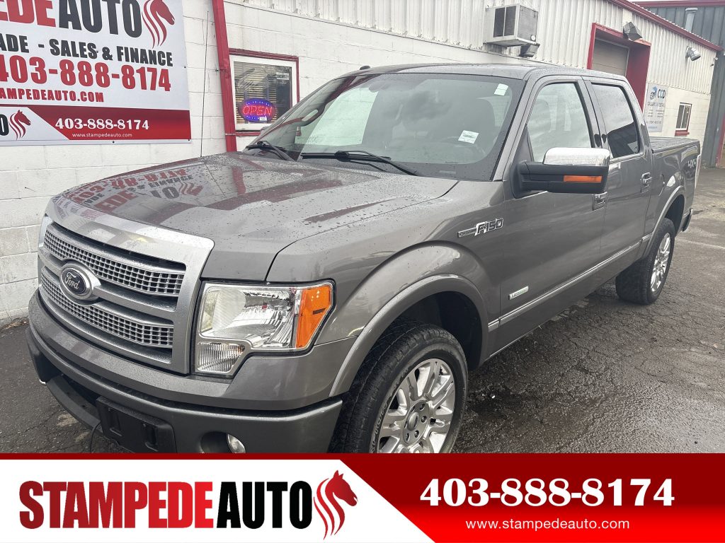 2012 Platinum | 4X4 | LEATHER | SUNROOF | ECOBOOST | TONNEAU | HEATED SEATS | Stampede Auto
