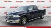 2013 Ram 1500 Laramie | 5.7L HEMI | 4X4 | LEATHER INTERIOR | SUNROOF | POWER SLIDING REAR WINDOW | POWER/HEATED/COOLED SEATS | DUAL CLIMATE CONTROL | STEERING WHEEL CONTROLS | LARGE TOUCH SCREEN | INTEGRATED TRAILER BRAKE | HEATED STEERING WHEEL | Stampede Auto