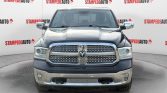 2013 Ram 1500 Laramie | 5.7L HEMI | 4X4 | LEATHER INTERIOR | SUNROOF | POWER SLIDING REAR WINDOW | POWER/HEATED/COOLED SEATS | DUAL CLIMATE CONTROL | STEERING WHEEL CONTROLS | LARGE TOUCH SCREEN | INTEGRATED TRAILER BRAKE | HEATED STEERING WHEEL | Stampede Auto