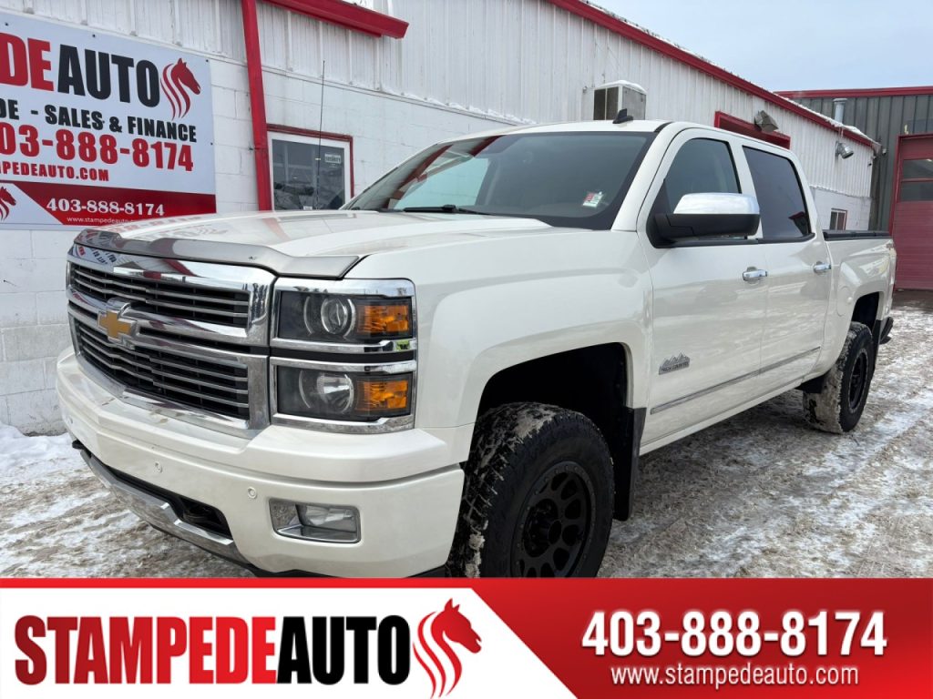 2014 Chevrolet Silverado 1500 High Country | LEATHER | 4X4 | 5.3L V8 | HEATED/COOLED SEATS | POWER SEAT | BLUETOOTH | TONNEAU COVER | CREW CAB | Stampede Auto
