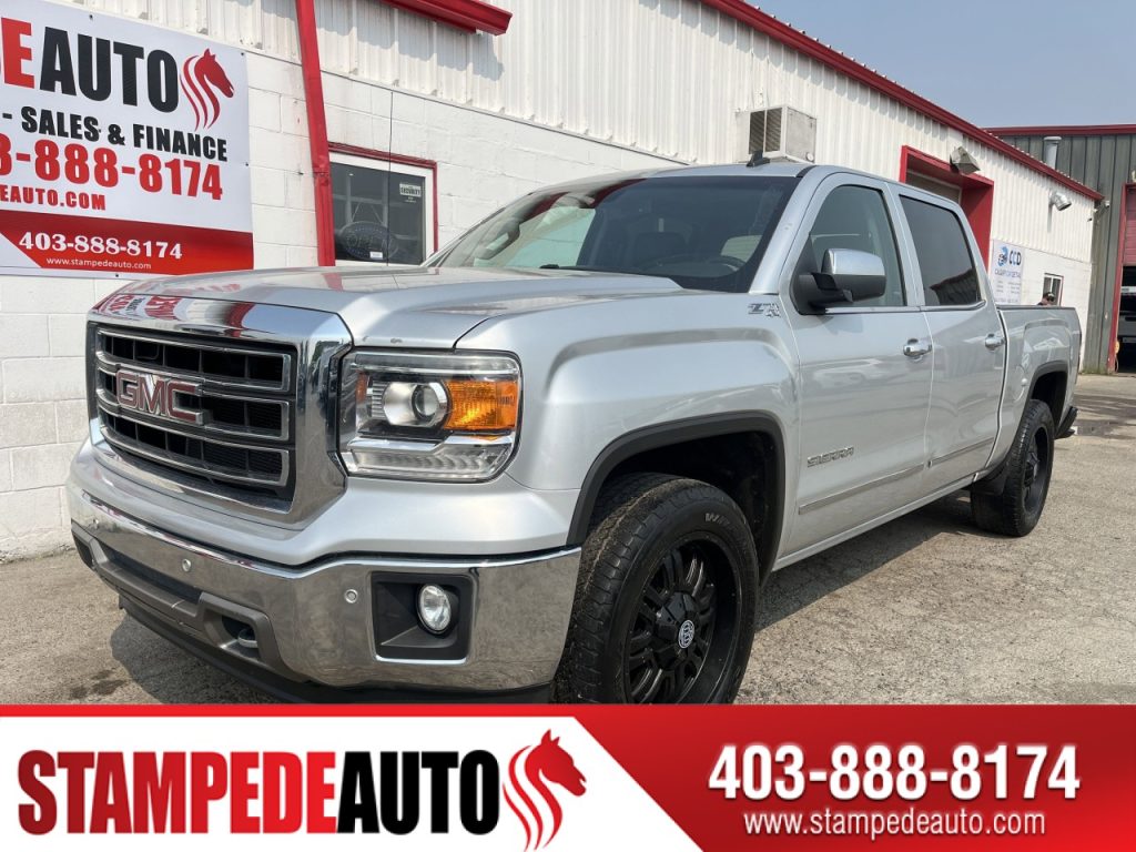 2014 GMC Sierra 1500 SLT | 4WD | CREW CAB | HEATED AND COOLED SEATS | Stampede Auto