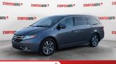 2014 Honda Odyssey Touring | LEATHER | POWER/HEATED SEATS | SUNROOF | POWER SLIDING DOORS | POWER HATCH | REAR ENTERTAINMENT | DUAL CLIMATE CONTROL | REAR CLIMATE CONTROL | REMOTE START | USB PORT | Stampede Auto