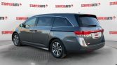 2014 Honda Odyssey Touring | LEATHER | POWER/HEATED SEATS | SUNROOF | POWER SLIDING DOORS | POWER HATCH | REAR ENTERTAINMENT | DUAL CLIMATE CONTROL | REAR CLIMATE CONTROL | REMOTE START | USB PORT | Stampede Auto