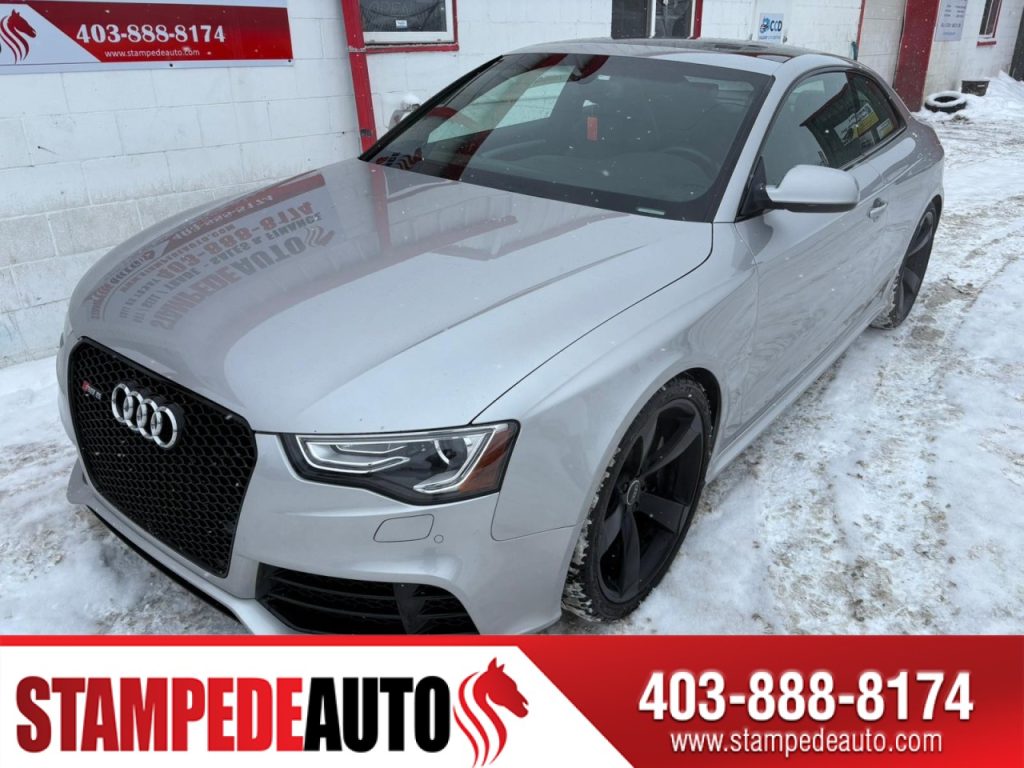 2015 Audi RS 5 | AWD | LEATHER | HEATED SEATS | SUNROOF | LOWEST KMS | Stampede Auto