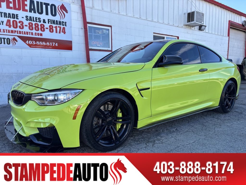 2015 BMW M4 LIME GREEN WRAP | RWD | LOTS OF MODS | TWIN TURBO 3.0L | Stampede Auto