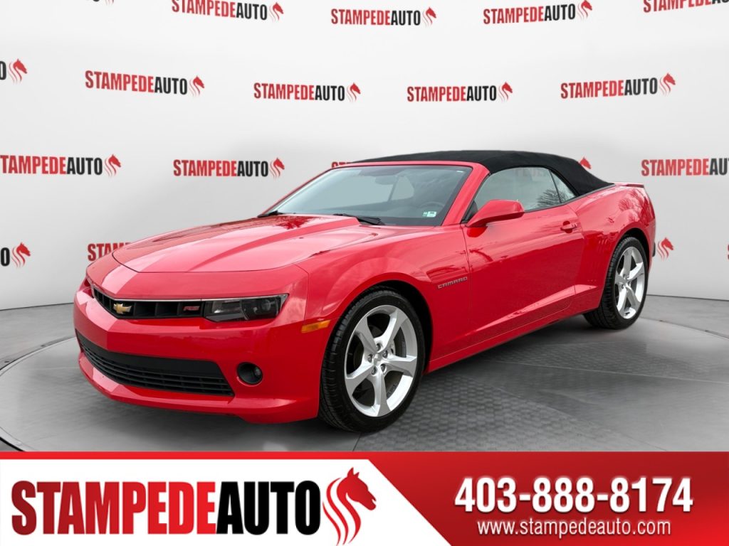 2015 Chevrolet Camaro LT | LEATHER | CONVERTIBLE | POWER/HEATED SEATS | HEADS UP DISPLAY | V6 | AUTOMATIC TRANSMISSION | BLUETOOTH | Stampede Auto