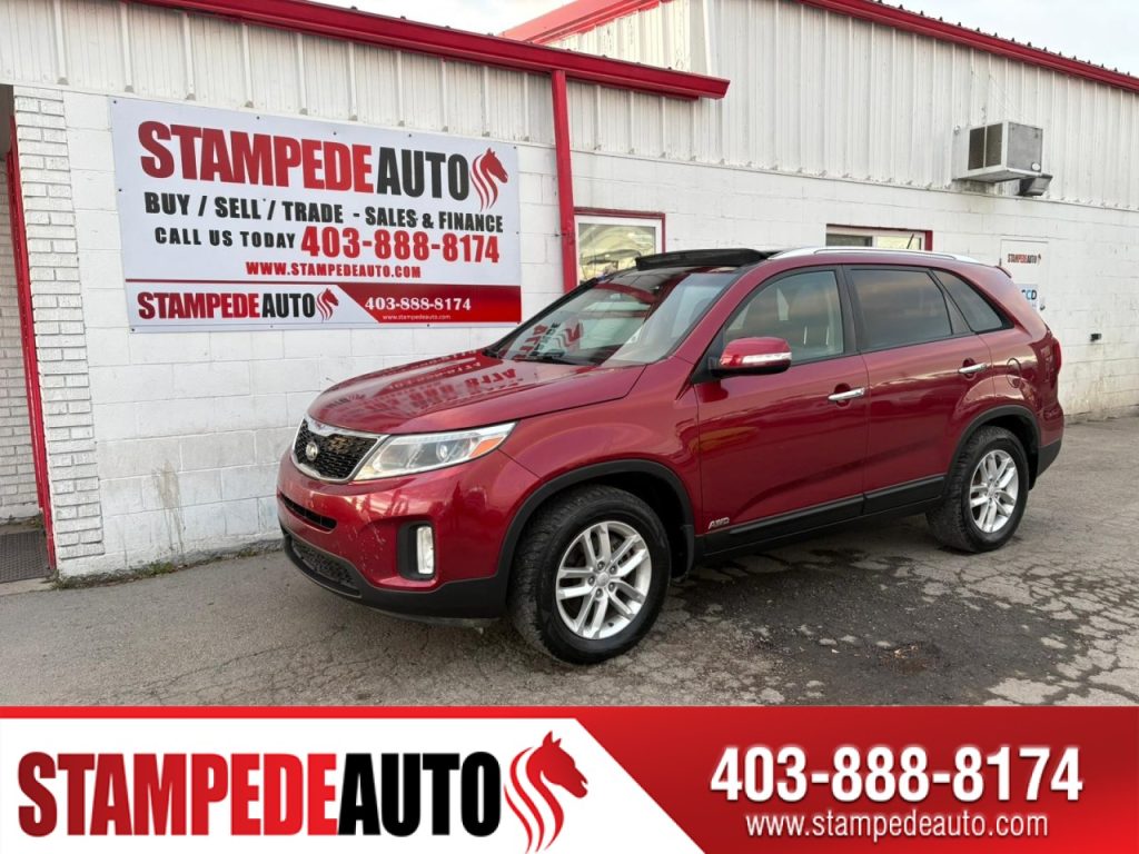 2015 Kia Sorento EX | AWD | LEATHER | SUNROOF | V6 | HEATED SEATS | HEATED STEERING WHEEL |USB | BLUETOOTH | Stampede Auto