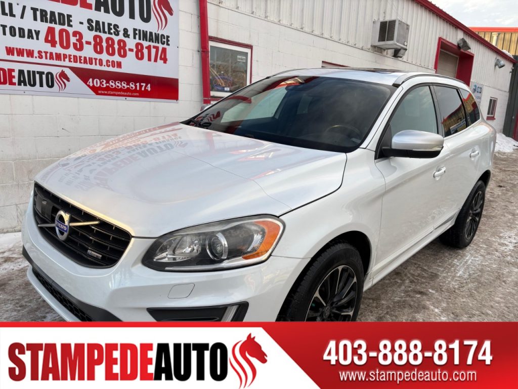 2015 Volvo XC60 T6 R-Design Platinum | AWD | TURBO | LEATHER | HEATED SEATS | SUNROOF | HEATED STEERING WHEEL | BLUETOOTH | Stampede Auto