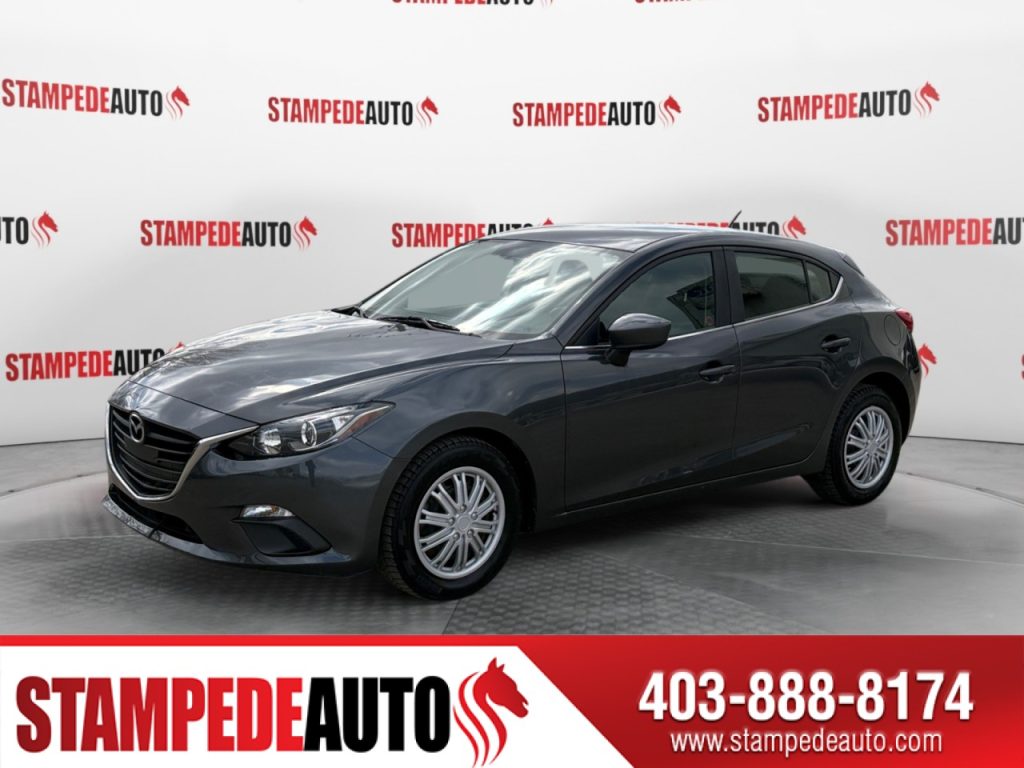 2016 Mazda Mazda3 GS | LOW MILEAGE | AUTOMATIC | POWER LOCKS AND WINDOWS |SPORTY | ECONOMICAL | HATCHBACK | STEERING WHEEL CONTROLS | HEATED SEATS | BLUETOOTH | GREAT ON FUEL | Stampede Auto