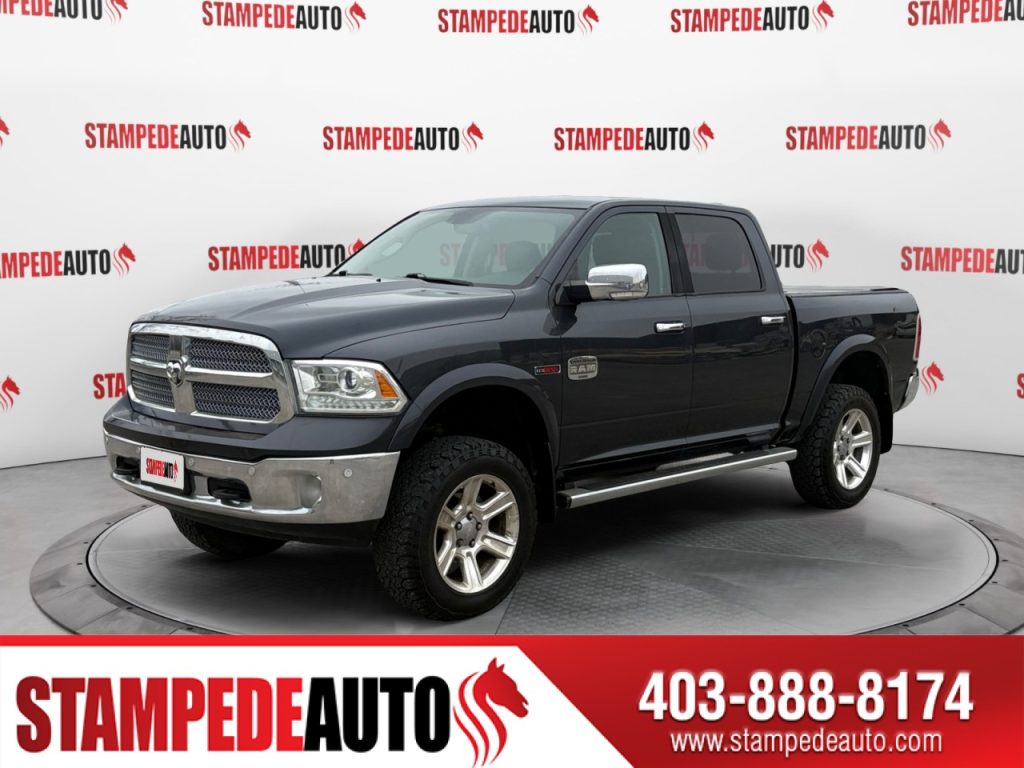 2016 Ram 1500 Longhorn | ECO-DIESEL | 4X4 | LEATHER | STEERING WHEEL CONTROLS | SUNROOF | POWER/HEATED/COOLED SEATS | TOUCH SCREEN | DUAL CLIMATE CONTROL | Stampede Auto
