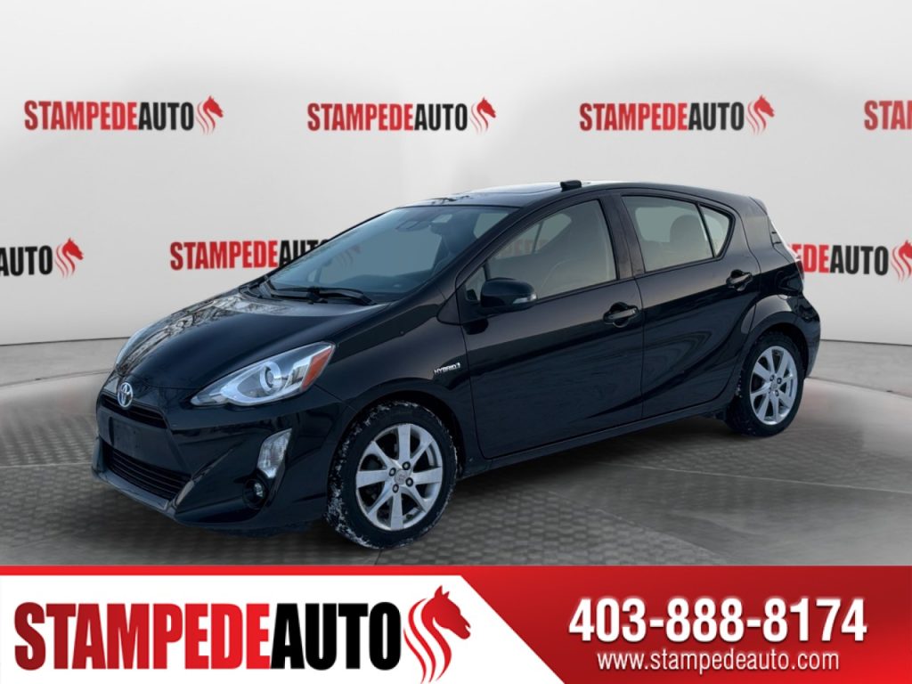 2016 Toyota Prius C | HEATED SEATS | SUNROOF | STEERING WHEEL CONTROLS | BLUETOOTH | ALLOY WHEELS | USB | Stampede Auto