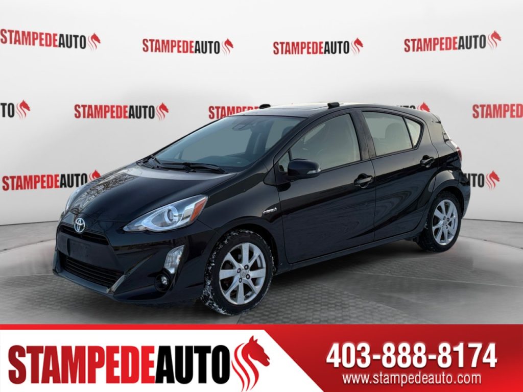 2016 Toyota Prius C | HEATED SEATS | SUNROOF | STEERING WHEEL CONTROLS | BLUETOOTH | ALLOY WHEELS | USB | Stampede Auto