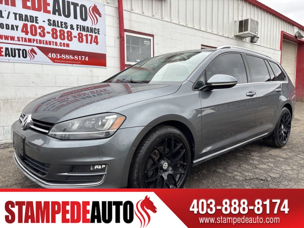 2016 Volkswagen Golf Sportwagon HIGHLINE | WAGON | 1.8L | LEATHER HEATED SEATS | SUNROOF | Stampede Auto