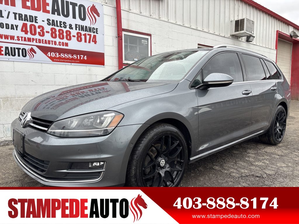 2016 Volkswagen Golf SportWagen HIGHLINE | WAGON | 1.8L | LEATHER HEATED SEATS | SUNROOF | Stampede Auto