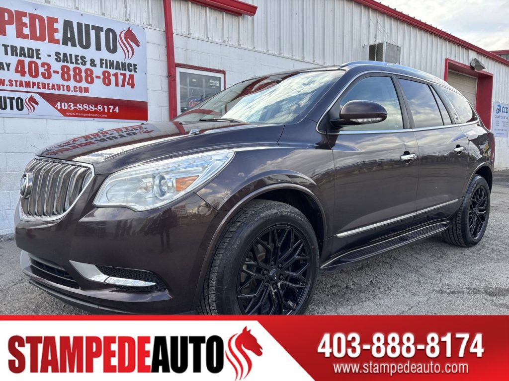 2017 Buick Enclave PREMIUM | 7 PASSENGER | TWO TONE | AWD | HEATED AND COOLED SEATS | V6 | Stampede Auto