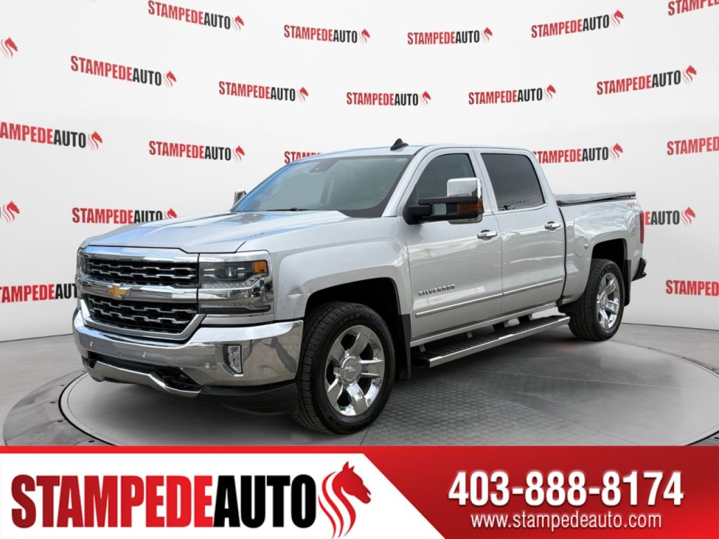 2017 Chevrolet Silverado 1500 LTZ | 6.2L V8 | 4X4 | LEATHER INTERIOR | SUNROOF | POWER/HEATED/COOLED SEATS | | LIGHT HAIL DAMAGE |DUAL CLIMATE CONTROL | POWER SLIDING REAR WINDOW | INTEGRATED TRAILER BRAKE | STEERING WHEEL CONTROLS | Stampede Auto