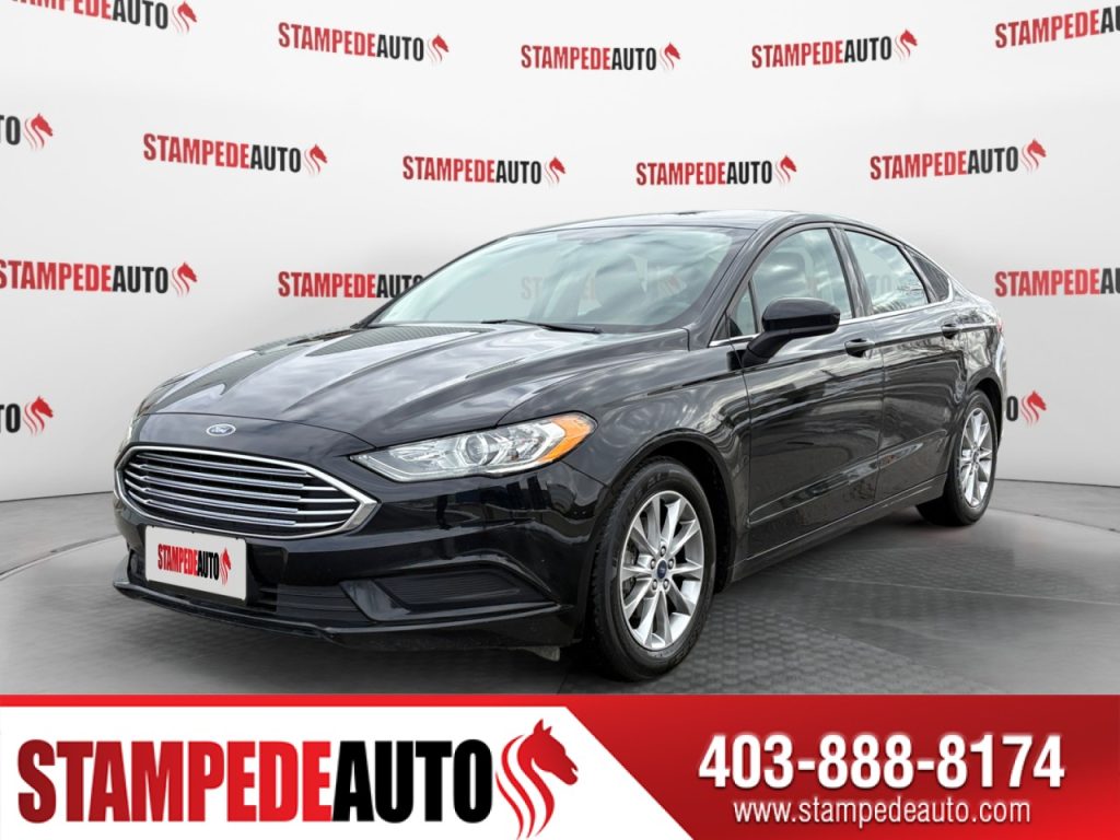 2017 Ford Fusion SE | AUTOMATIC | TOUCH SCREEN | PUSH BUTTON START | POWER SEATS | POWER WINDOWS AND LOCKS | ECONOMICAL | BLUETOOTH | STEERING WHEEL CONTROLS | Stampede Auto