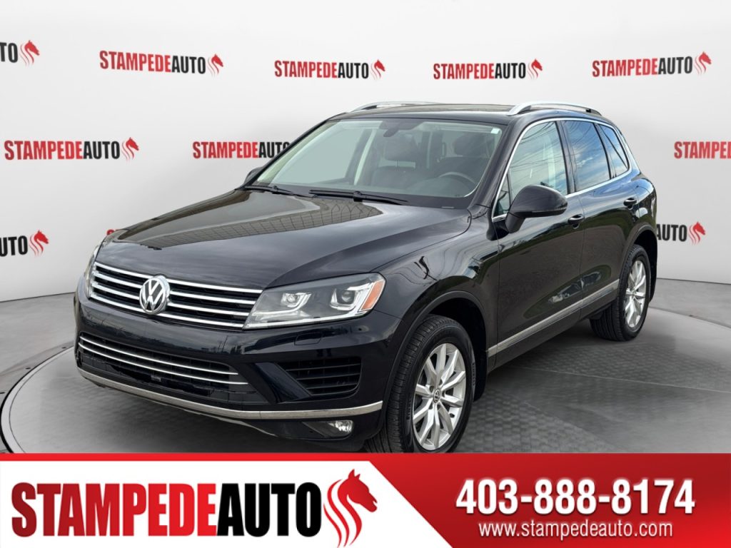 2017 Volkswagen Touareg Sportline | MOONROOF | NAV | HEATED LEATHER SEATS | BLUETOOTH | Stampede Auto