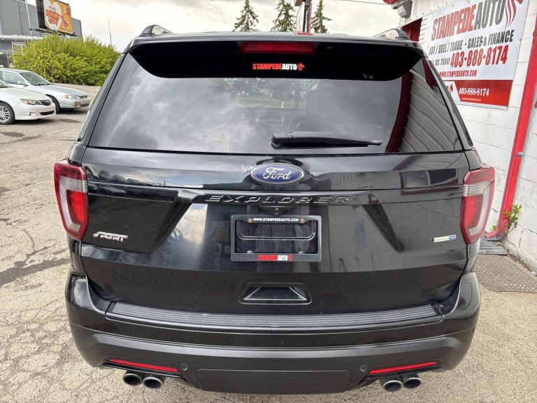 Used 2018 Ford Explorer SPORT | 7 PASSENGER | REAR CAPTAIN CHAIRS | 4WD ...