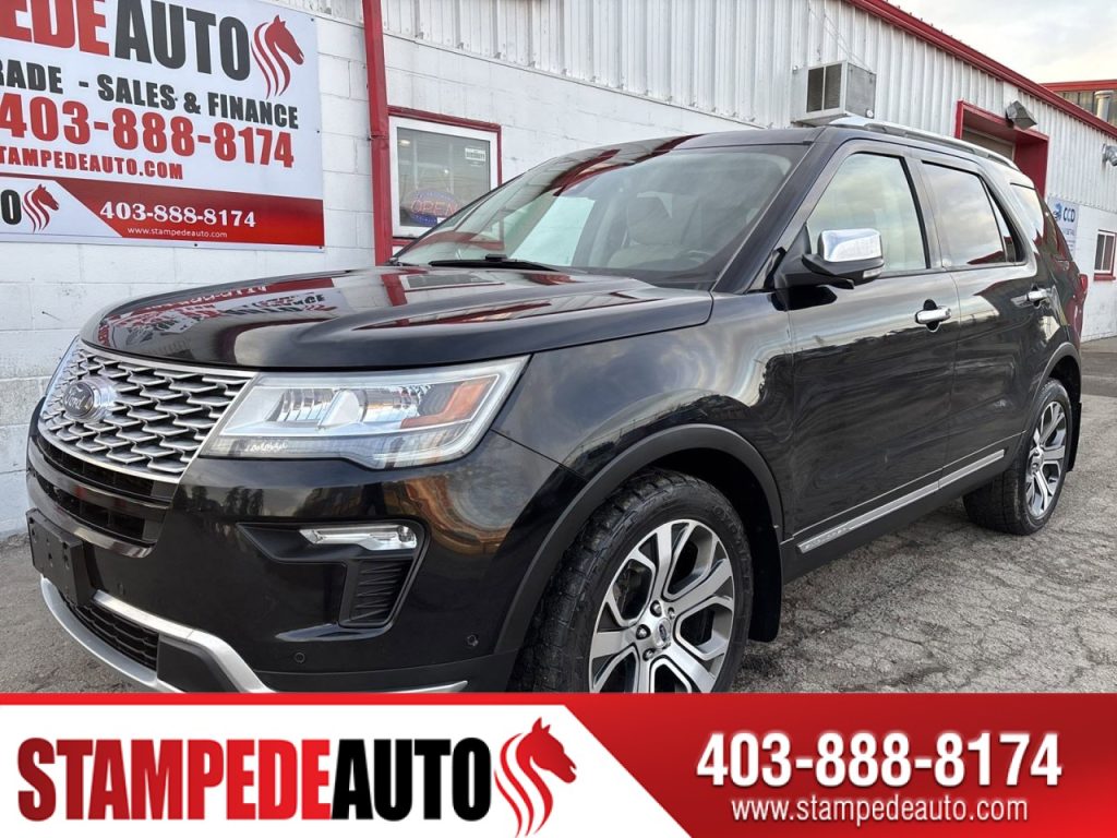 2018 Ford Explorer Platinum | 4WD | 6 PASSENGER | 3.5L ECOBOOST | HEATED AND COOLED SEATS | Stampede Auto