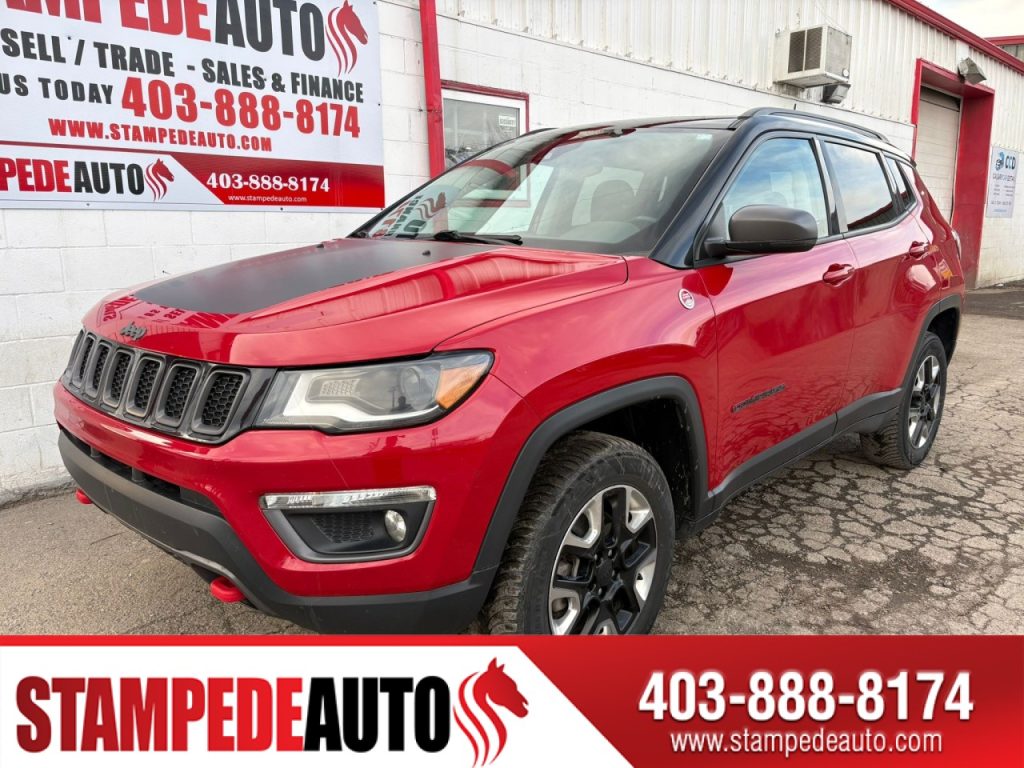 2018 Jeep Compass Trailhawk | 4×4 | LEATHER | SUNROOF | HEATED SEATS | POWER SEAT | HEATED STEERING WHEEL | Stampede Auto