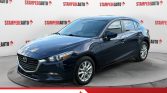 2018 Mazda 3 Sport GS | AUTOMATIC | HEATED SEATS | HEATED STEERING WHEEL | SUNROOF | BLUETOOTH | USB PORT | STEERING WHEEL CONTROLS | ALLOY WHEELS | Stampede Auto