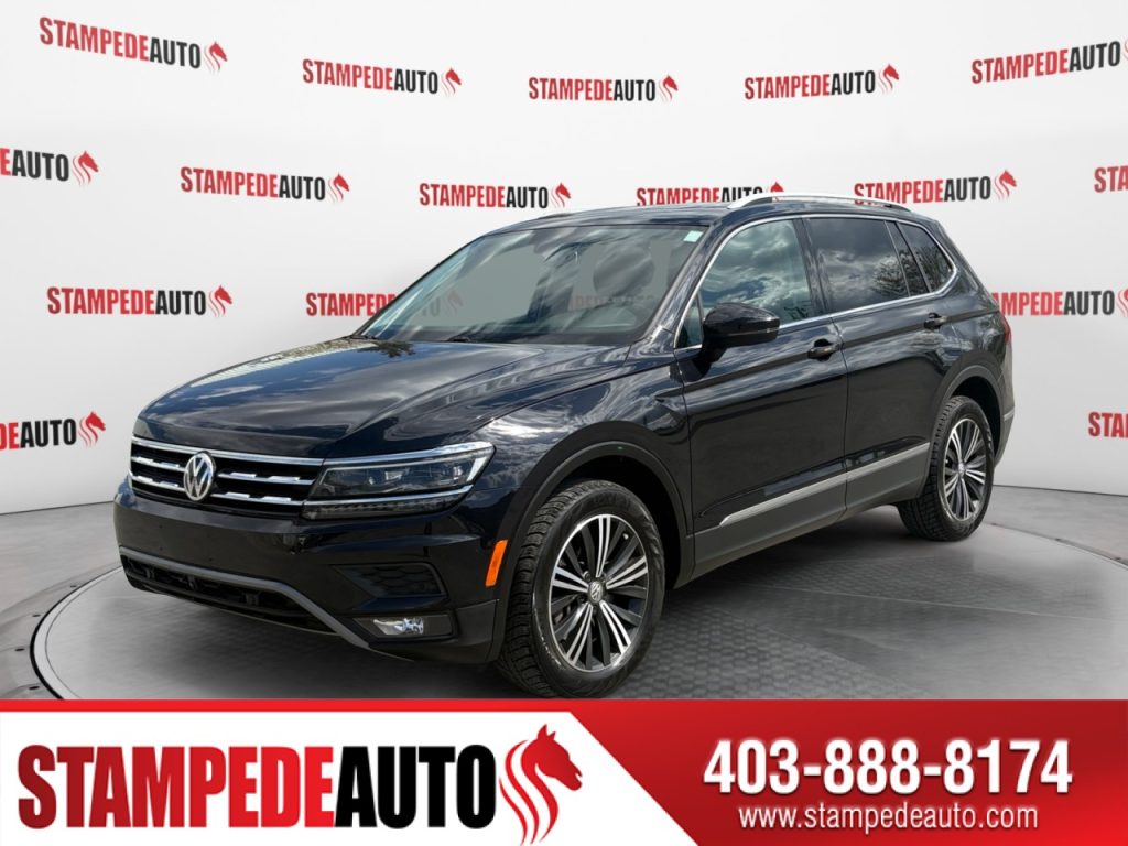 2018 Volkswagen Tiguan Highline | SAFFRANO ORANGE SEATS | HEATED LEATHER SEATS | HEATED STEERING WHEEL | PANORAMIC SUNROOF | PARKING SENSORS | BLIND SPOT ASSIT | Stampede Auto