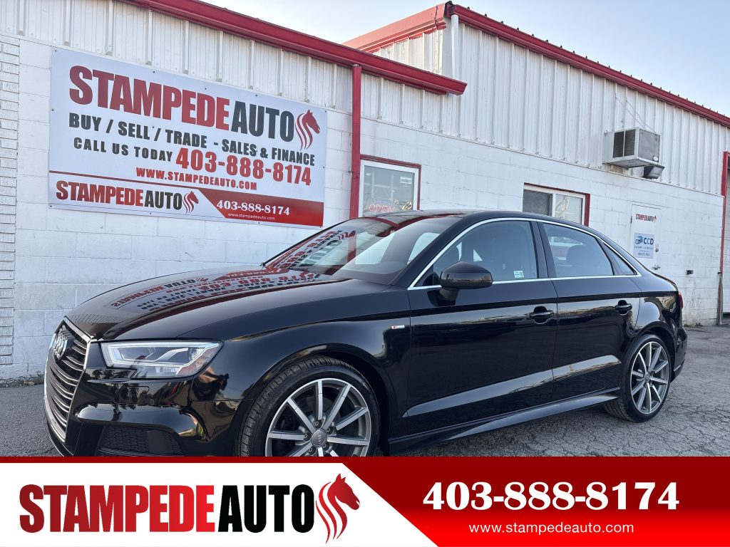 2018 Audi A3 Sedan Technik | AWD | TURBO | SUNROOF | LEATHER | HEATED SEATS | Stampede Auto