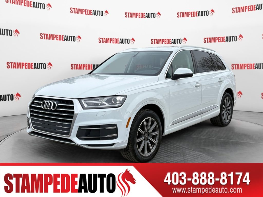 2019 Audi Q7 Progressiv | AWD | LEATHER | SUNROOF | POWER/HEATED/COOLED SEATS | NAV | Stampede Auto