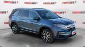 2019 Honda Pilot Touring 7-Passenger | AWD | V6 | LEATHER INTERIOR | SUNROOF | REAR ENTERTAINMENT | POWER/HEATED/COOLED SEATS | DUAL CLIMATE CONTROL | REAR CLIMATE CONTROL | USB | BLUETOOTH | HEATED STEERING WHEEL | Stampede Auto