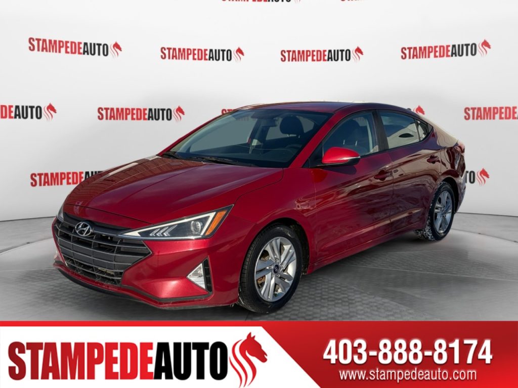 2019 Hyundai Elantra Luxury | AUTOMATIC | HEATED SEATS | HEATED STEERING WHEEL | BLUETOOTH | USB PORTS | Stampede Auto
