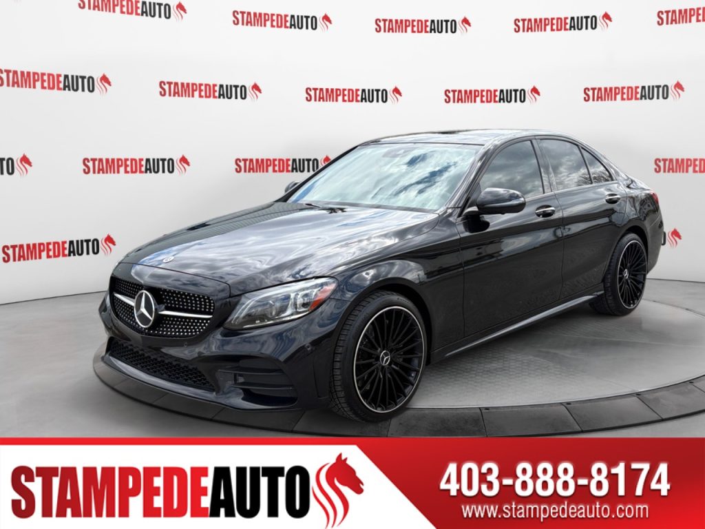 2019 Mercedes-Benz C-Class C 300 | AWD | TURBO | LEATHER | SUNROOF | POWER/HEATED SEATS | WIRELESS CELL PHONE CHARGER | NAVIGATION | STEERING WHEEL CONTROLS | BLUETOOTH | DRIVE MODES | Stampede Auto