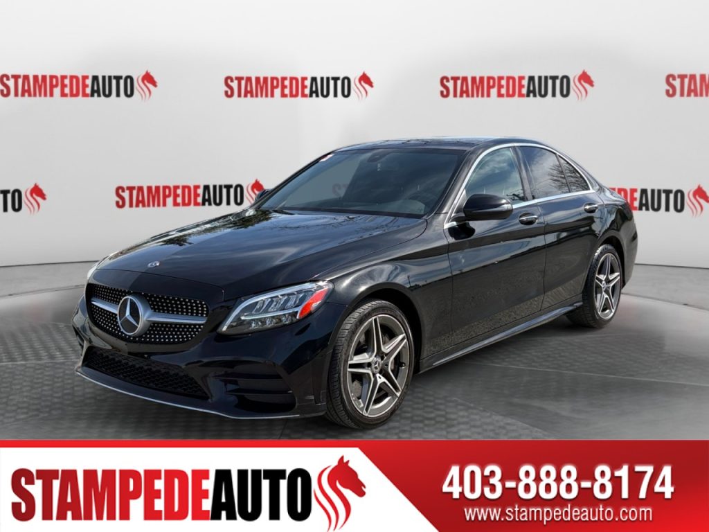 2019 Mercedes-Benz C-Class C 300 | AWD | TURBO | LEATHER | HEATED SEATS | NAV | SUNROOF | BLUETOOTH | Stampede Auto
