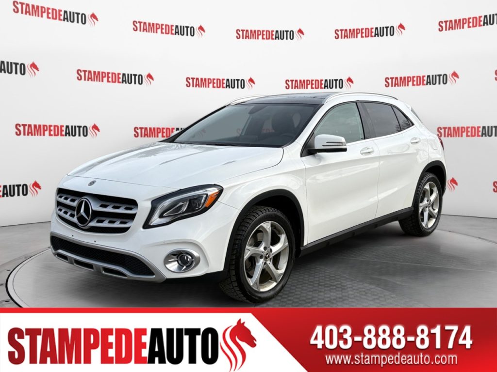 2019 Mercedes-Benz GLA 250 | ALL WHEEL DRIVE | LEATHER INTERIOR | PANORAMIC SUNROOF | HEATED & MEMORY SEAT | POWER SEAT | BLUETOOTH | STEERING WHEEL CONTROLS | BLIND SPOT ASSIST | DRIVE SELECT | Stampede Auto