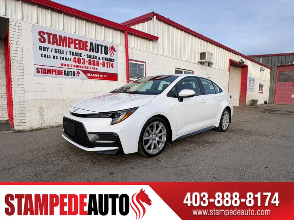 2020 Toyota Corolla SE | CVT | BLUETOOTH | WIRELESS PHONE CHARGING | HEATED STEERING WHEEL AND SEATS | AUTOMATIC | SUNROOF | Stampede Auto