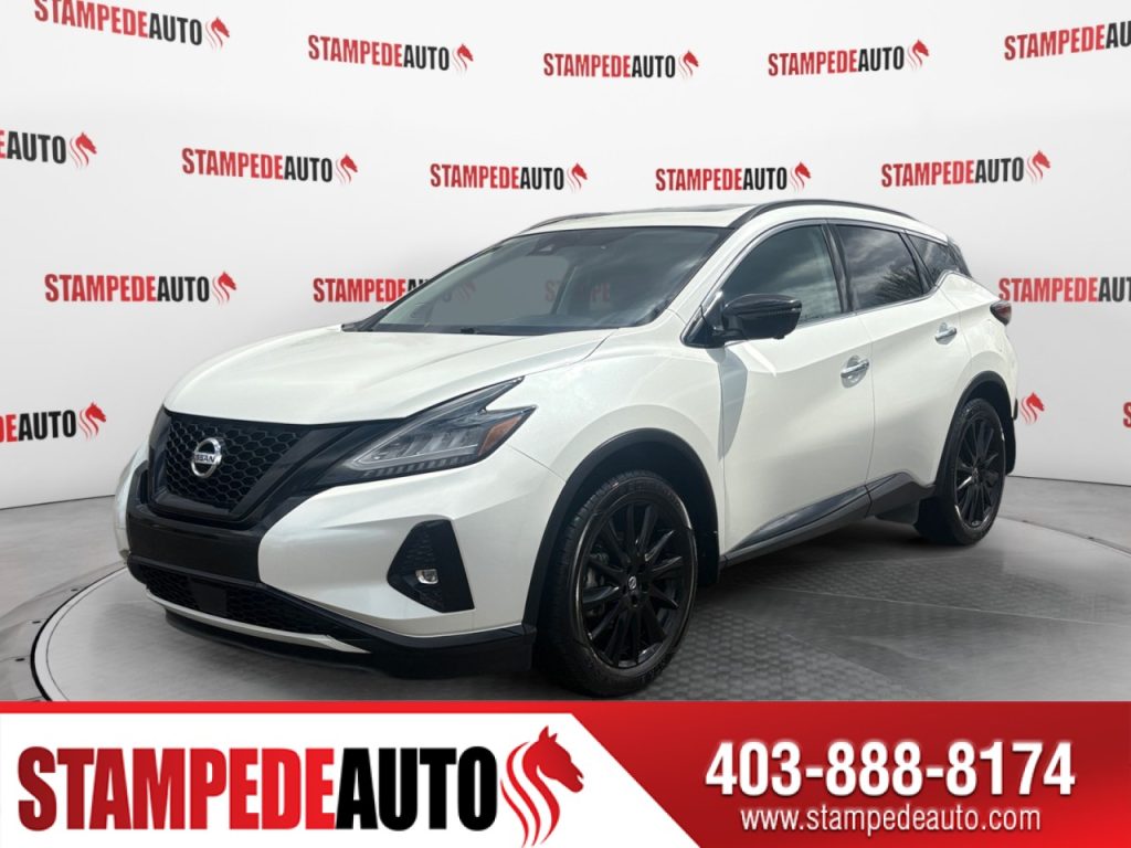 2021 Nissan Murano Midnight Edition | AWD | LEATHER | SUNROOF | HEATED SEATS | LOW MILEAGE | DUAL CLIMATE | HEATED STEERING WHEEL | DUAL CLIMATE CONTROL | BLUETOOTH | Stampede Auto
