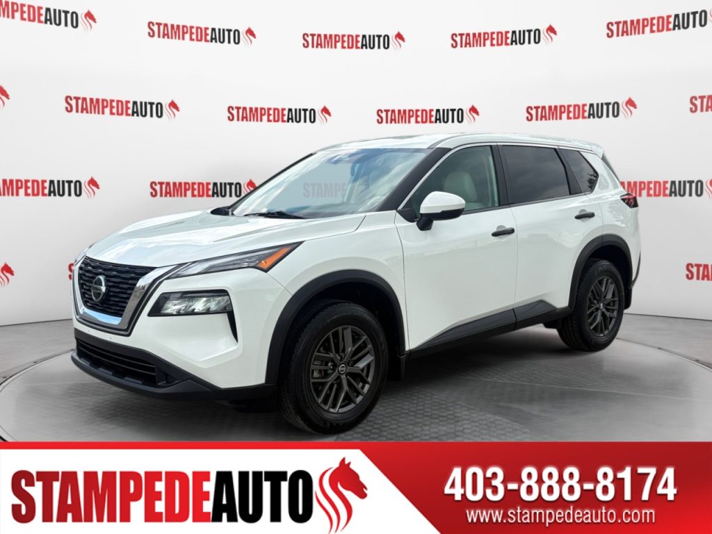 2021 Nissan Rogue S | LEATHER HEATED SEATS | USB | CARPLAY | BLUETOOTH | HEATED STEERING WHEEL | Stampede Auto