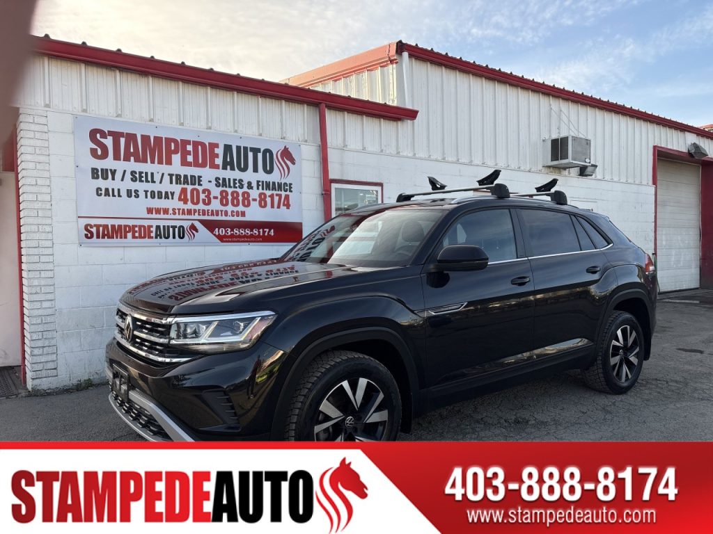 2021 Volkswagen Atlas Cross Sport Comfortline | AWD | LEATHER | HEATED SEATS | POWER SEAT | PUSH BOTTON START | KEYLESS ENTRY | Stampede Auto