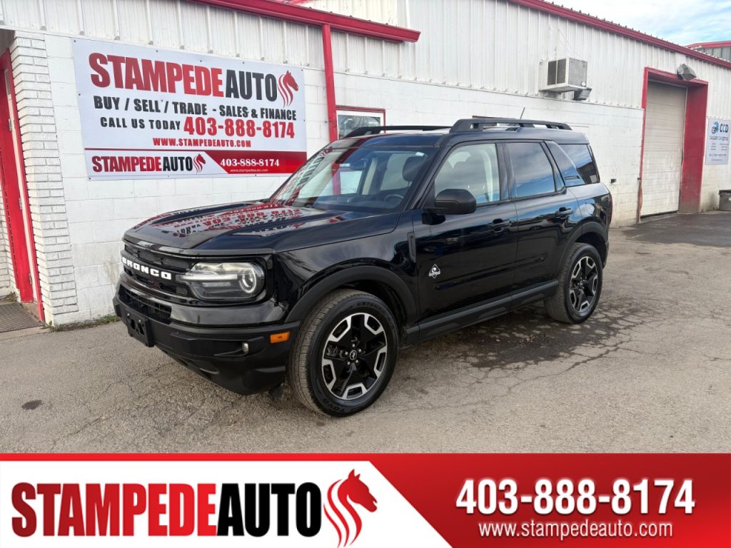 2022 Ford Bronco Sport Outer Banks | LEATHER | HEADED SEATS | TURBO | 4X4 | SUNROOF | BLUETOOTH | USB | Stampede Auto