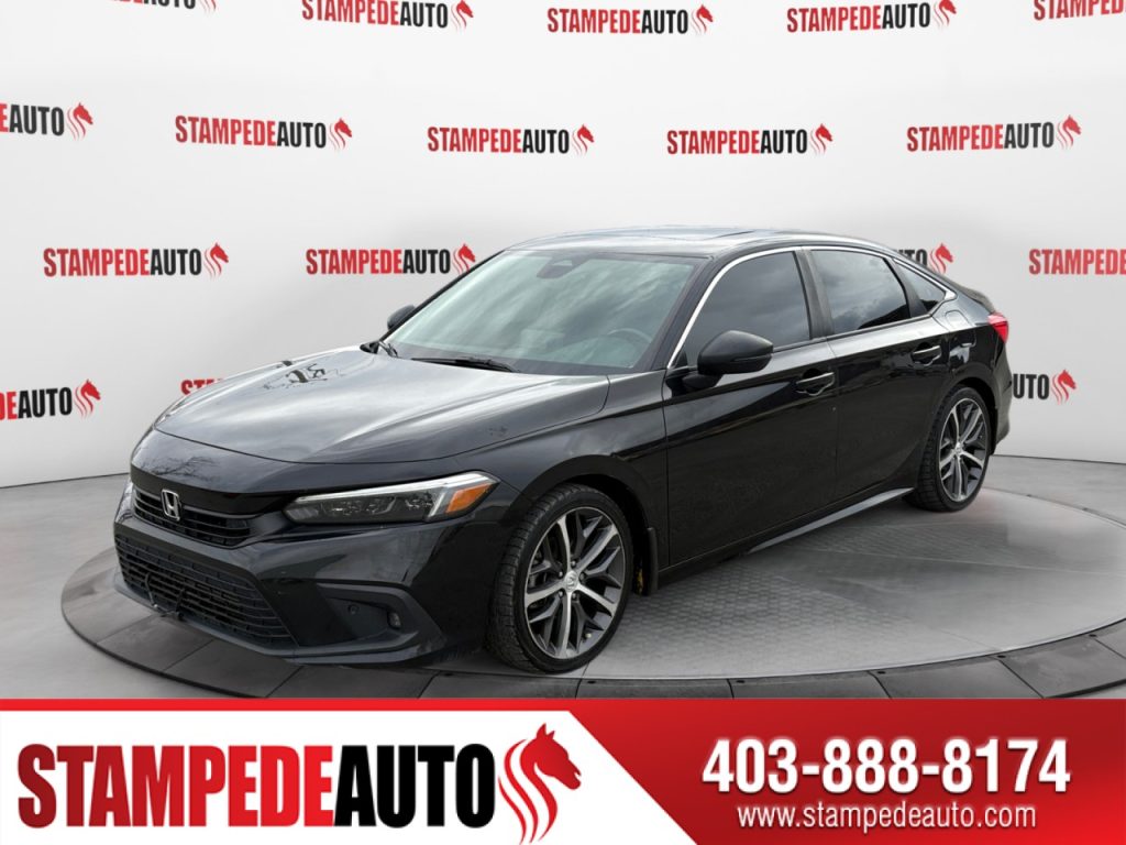 2022 Honda Civic Sedan Touring | REMOTE STARTER | SUNROOF | HEATED LEATHER SEATS | USB | NAVIGATION | HEATED STEERING WHEEL | Stampede Auto