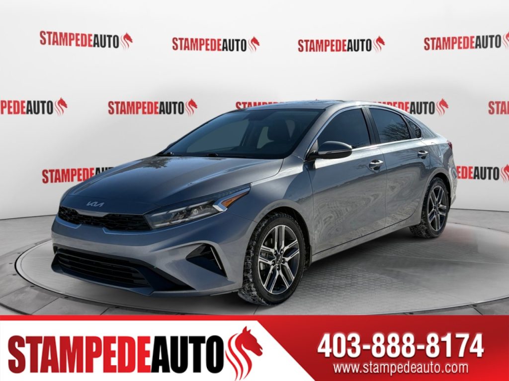 2022 Kia Forte GT-Line | HEATED SEATS | HEATED STEERING WHEEL | USB PORTS | WIRELESS CELL PHONE CHARGER | STEERING WHEEL CONTROLS | BLUETOOTH | Stampede Auto