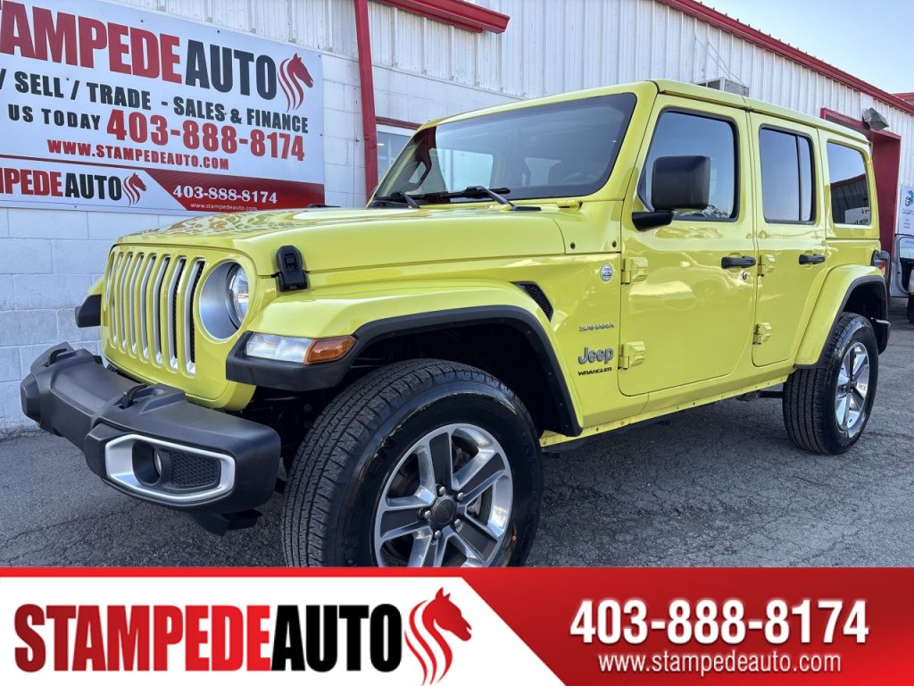 2023 Jeep WRANGLER SAHARA | 4X4 | 4 DOOR | 2.0L | Stampede Auto
