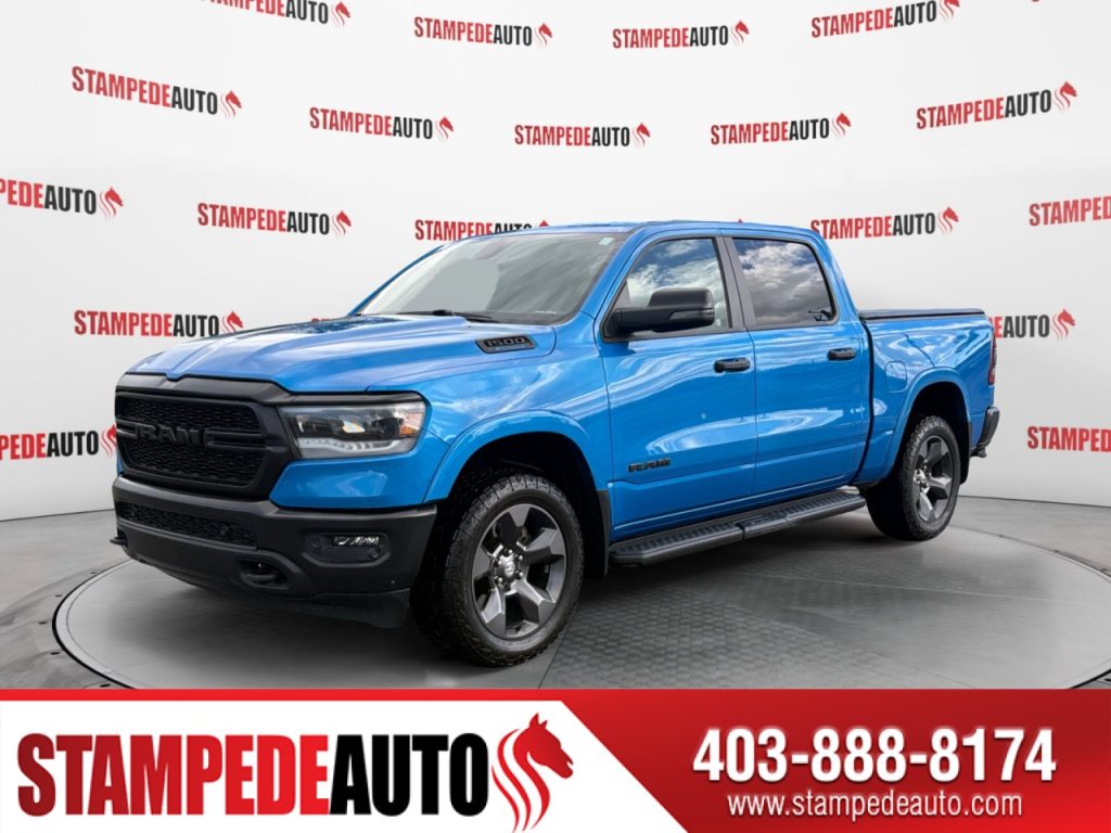 2023 Ram 1500 Big Horn | E-TORQUE | 4X4 | HEATED LEATHER SEATS | NAV | BLUETOOTH | TONNEL COVER | TOW PACKAGE | HEATED STEERING WHEEL | Stampede Auto
