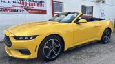 2024 Ford Mustang EcoBoost Convertible 2.3L YELLOW SPLASH EXTERIOR HEATED SEATS | Stampede Auto