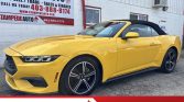 2024 Ford Mustang EcoBoost Convertible 2.3L YELLOW SPLASH EXTERIOR HEATED SEATS | Stampede Auto