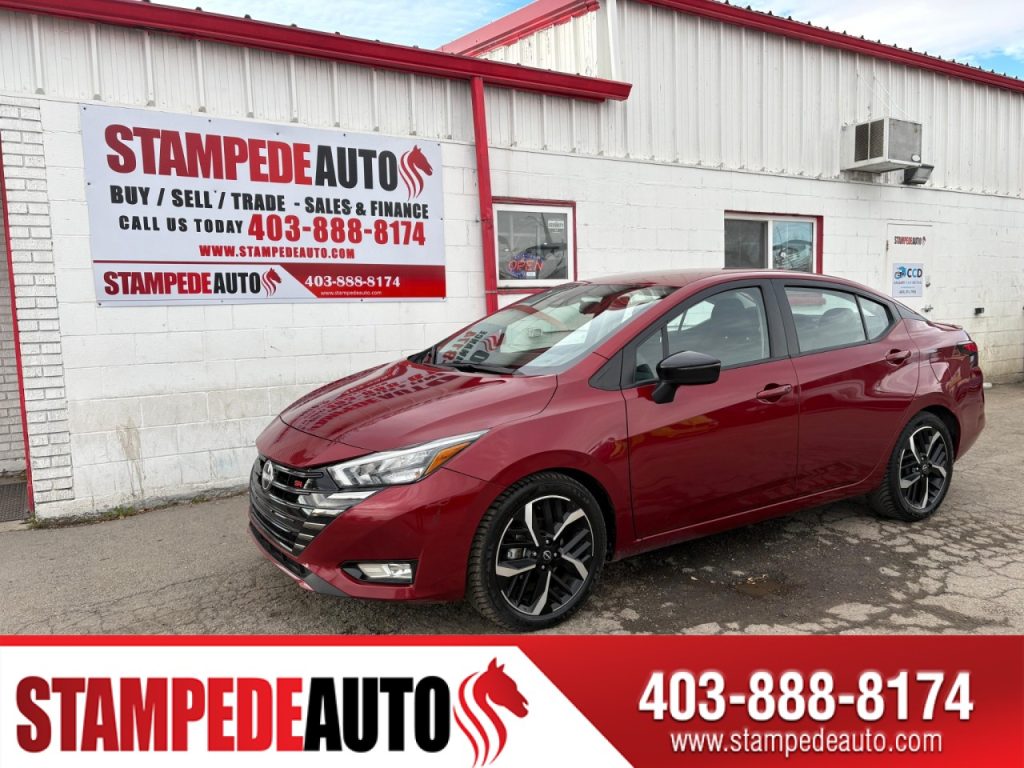 2024 Nissan Versa SR | AUTOMATIC | BLUETOOTH | WIRELESS PHONE CHARGER | USB | CVT | HEATED SEATS | Stampede Auto