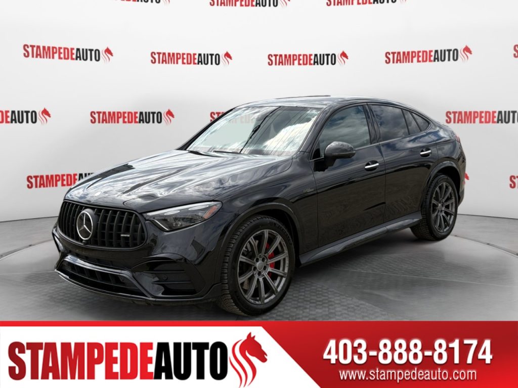 2025 Mercedes-Benz GLC AMG GLC 43 | AWD | TURBO | LEATHER INTERIOR | 360 DEGREE CAMERA | POWER/HEATED SEATS | SUNROOF | BLUETOOTH | USB | LOW MILEAGE | NAVIGATION | ALLOY WHEELS | Stampede Auto